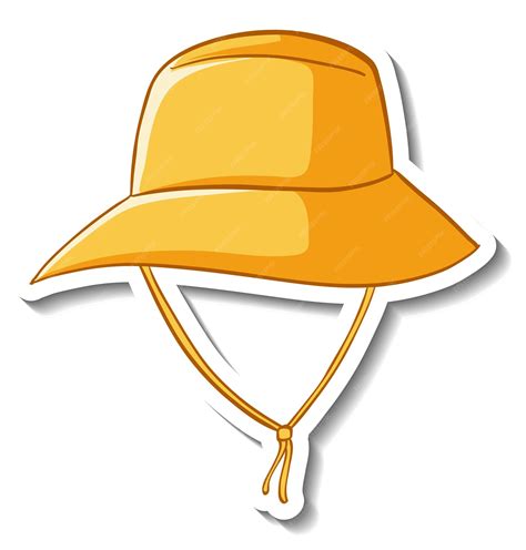 bucket hat clip art.